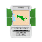 100 PICS Countries of The World Travel Game - Learn 100 Countries | Flash Cards with Slide Reveal Case | Geography Card Game, Gift, Stocking Stuffer | for Kids and Adults | Ages 6+