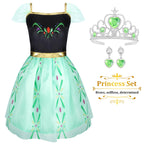 LIMIROLER 18 Pcs Princess Dress Up Clothes for Girls Role Play Gift Set