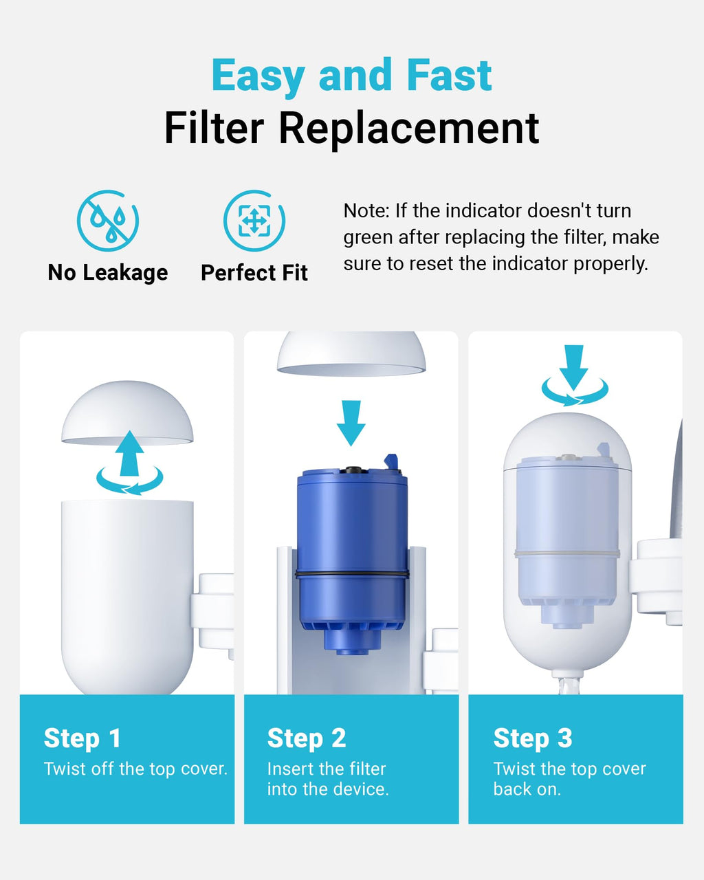 AQUA CREST CF08A Faucet Filter, Compatible with All PUR® Plus Water Filter Replacement for PUR® Plus RF9999® Faucet Water Filter, NSF 42 Certified, 9-Month, 1200-Gallon, 4 Pack