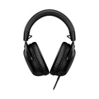 HyperX Cloud III – Wired Gaming Headset, PC, PS5, Xbox Series X|S, Angled 53mm Drivers, Spatial Audio, Memory Foam, Durable Frame, Ultra-Clear 10mm Mic, USB-C, USB-A, 3.5mm – Black