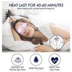 Jekeno Steam Eye Mask, 30 Packs Eye Masks for Dry Eyes, 40-60 Minutes Self Moist Warm Compress Heated Disposable Mask for Sleep, Spa Relaxing Trip Gifts, Travel Essentials for Women Men