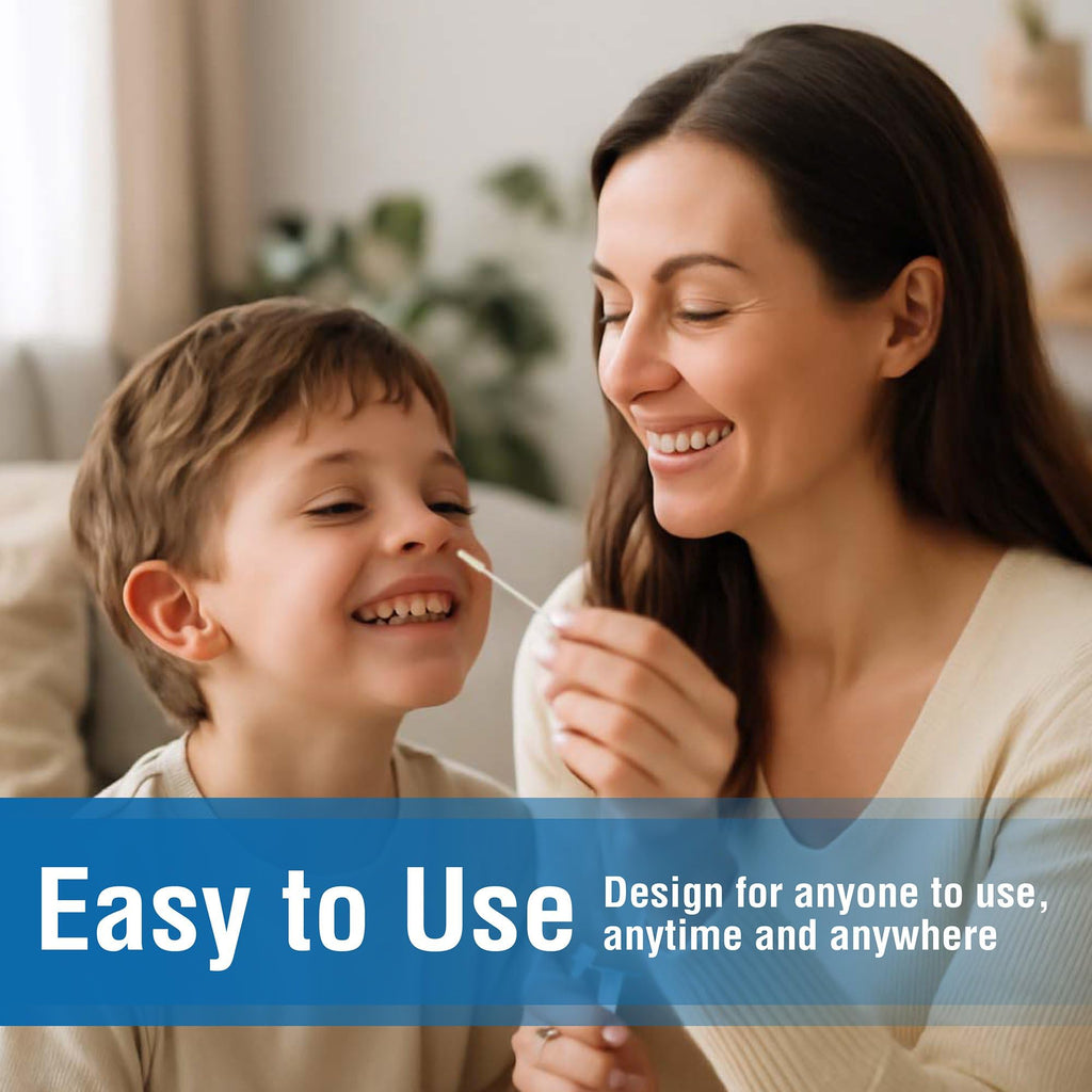 Genabio COVID-19 Antigen Rapid Self-Test Kit (270 Tests) – FDA EUA Authorized | 15 Min At-Home Results | OTC Nasal Swab | Easy Self-Test | (54 Packs, 5 Tests per Pack)
