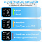 BESTEK Blood Pressure Monitor, Automatic Arm Blood Pressure Monitors for Home Use, Digital Large LED Voiced Broadcast BP Cuff Comfortable and Portable for Home Travel (9"-17" Adjustable)
