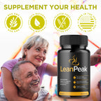 (5 Pack) Lean Peak Capsules, Advanced Formula Lean Peak Pills with Natural Ingredients, Maximum Strength Leanpeak Health and Wellness Multivitamin, Leanpeak Pills for Women and Men (300 Capsules)