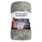 Super Blanky Wearable Blankets for Women, Adult Wearable Blanket Men, Christmas Gifts for Women, Comfy Girlfriend Birthday Gifts for Her, Wife Birthday Gift Ideas, Blanket With Sleeves - Light Gray