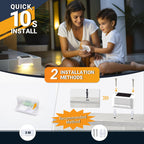 SOLPEX Solar Fence Lights Outdoor 16 Pack, Solar Step Lights Waterproof Led Solares Light for Outdoor Stairs, Deck, Fence, Yard, Patio, and Balcony(Warm White)