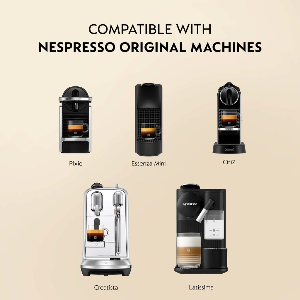 Nespresso Original, Morning Lungo Variety Pack, Mixed Roast, 50-Count Pods