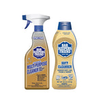 Bar Keepers Friend Soft Cleanser (26 oz) MORE Spray + Foam (25.4 oz) Multipurpose Cleaner Bundle, Stain & Rust Remover for Multi Surface Bathroom, Kitchen & Outdoor Cleaning