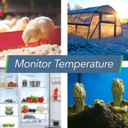 SensorPush HTP.xw Smart Temperature Sensor & Humidity Sensor - Thermometer, Barometer, & Hygrometer w/App Monitoring - Premium Heat Index, Barometric Pressure Gauge, Temperature and Humidity Monitor