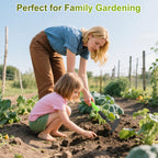 YIAD 2-in-1 Garden Hoe, 27"-39" Telescoping Steel Weeding Tool