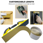 Total 30 Yards 2-3/4" Wide PSA Continuous Roll Kit - 80, 120, 180, 220, 320, 400 Grit Longboard Sandpaper, Self Adhesive Stickyback Sanding Sheets Paper for Automotive, Woodworking Sanding Blocks