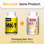Jarrow Formulas MK-7 180 mcg - Bioactive Form of Vitamin K2-30 Servings (Softgels) - for Bone & Cardiovascular Health - Vitamin K2 MK-7 Dietary Supplement - Gluten Free