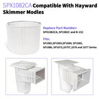 Pulems SPX1082CA Pool Skimmer Basket Replacement for Hayward & Aladdin B-152 Skimmers, Skimmer Basket for Inground Pool Replace SP1083 SP1084 1085 1086 SP1075 Baskets - Upgrade Basket with Handle