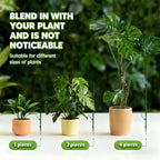 5 Pack Stackable Monstera Plant Support, Garden Plant Support Stakes for Indoor Outdoor Plants, Climbing Plant Support Structures Plant Holder Stick Moss Pole for Support Tall Potted Plants