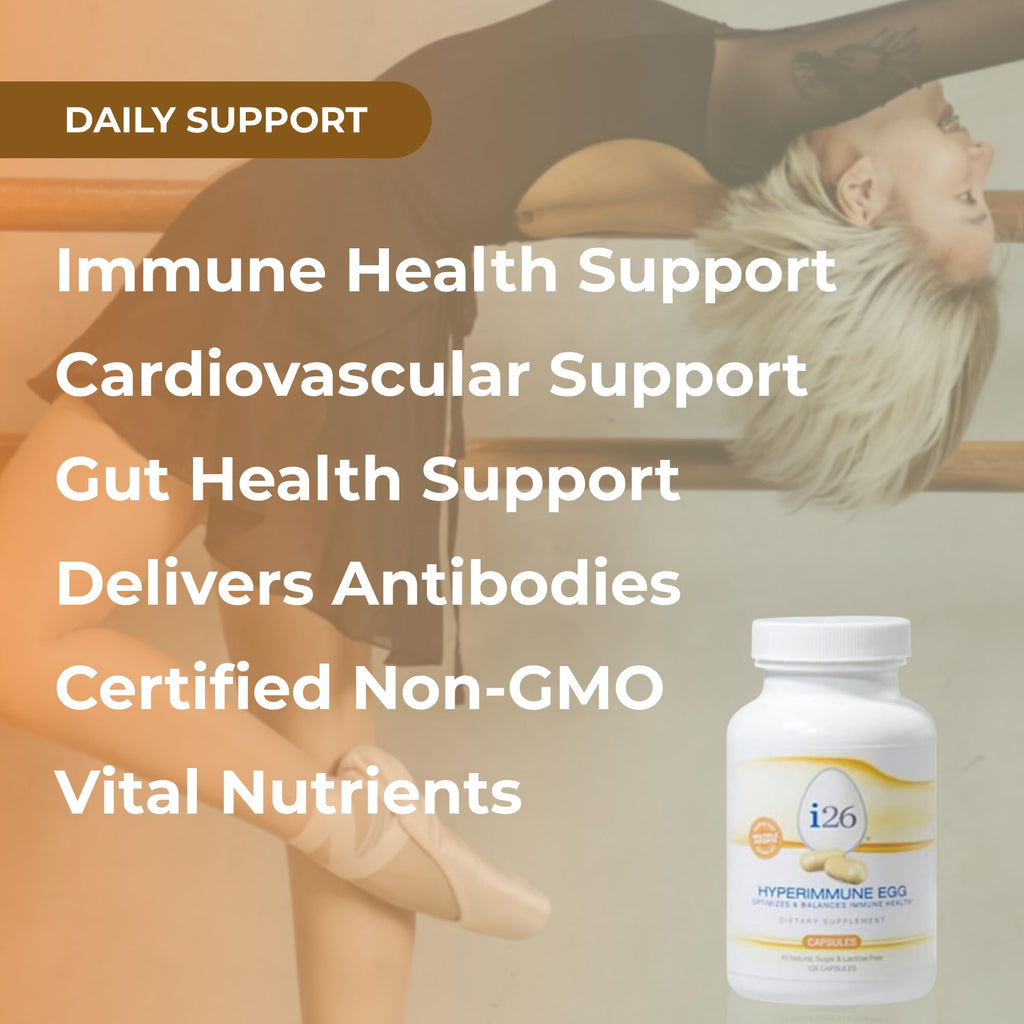 Youngevity i26® Hyperimmune Egg Capsules – Immune and Digestive Support – Hyperimmune Egg Powder Supplement – Non-GMO, Gluten-Free, Lactose-Free, 135 Capsules