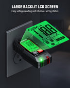 KAIWEETS Electrical Test Kit, Non-Contact Voltage Tester and GFCI Outlet Tester with LCD Display, Wiring Fault Checker, Outlet Tester Kit for Electrician, DIY, 2-Piece