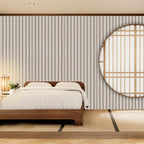 LOVADA Peel and Stick Wood Slat Wallpaper - 23.6" x 120" Self Adhesive Wall Panel, DIY Removable Contact Paper for Walls, Accent Wall Decor (Easy to Install)