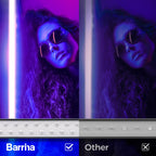 Barrina Black Light Bar, 10W 1FT Magnetic LED Black Lights for Glow Party