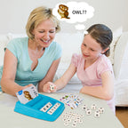 Educational Toys Learning Games for Kids 3-8, Matching Letter Spelling Early Math Game for Preschool& Kindergarten Kids Boys and Girls Light Blue