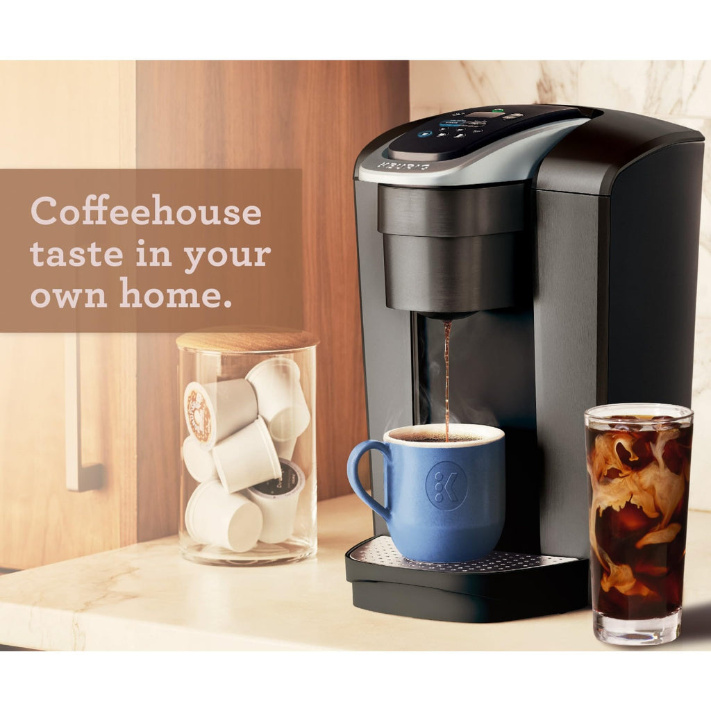 Keurig K-Elite Single Serve K-Cup Pod Coffee Maker, Brushed Slate