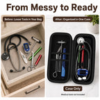 Stethoscope Case for 3M Littmann Classic III/Cardiology IV, Blackheart