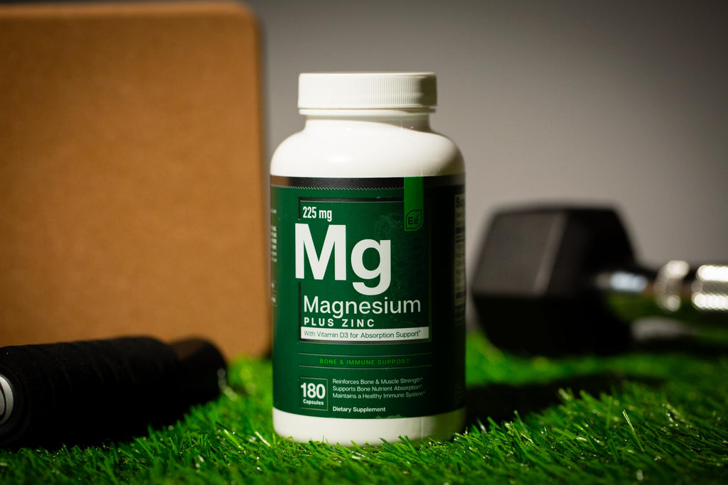 Essential Elements Magnesium Plus Zinc with Vitamin D3 - Scientifically Formulated Heart, Bone, & Muscle Support - 225mg Triple-Strength Magnesium Complex with Glycinate, Malate, Citrate - 360 Count