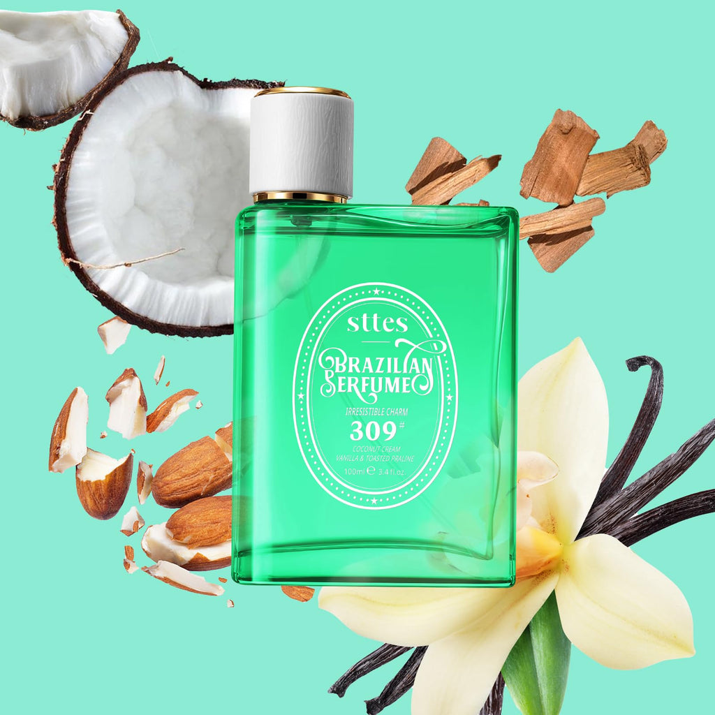 Sttes Perfume 309# (Irresistible Charm) ��� Eau de Parfum 100ml (3.4 fl oz) ��� Coconut Cream, Vanilla, Toasted Praline