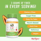 MaryRuth Organics Fiber Gummies for Kids | 2 Month Supply | Sugar Free | Soluble Fiber Supplement | Gut Health & Digestion Support | 3g Fiber per Gummy | Vegan | 60 Count