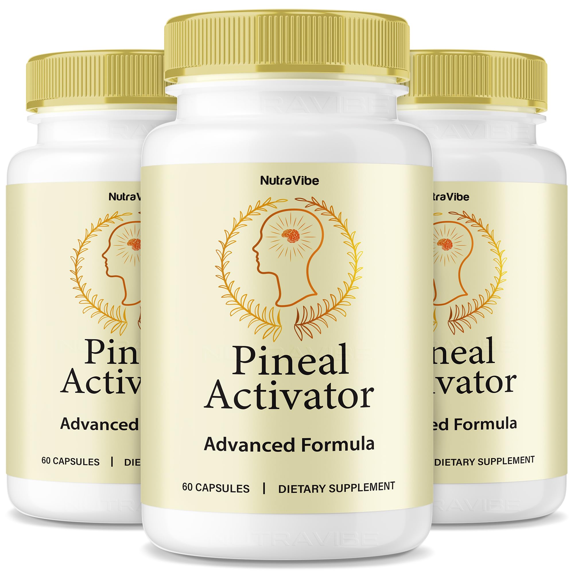 (3 Pack) Pineal Activator Capsules ��� Natural Pineal Gland Support for Clarity, Focus, Memory Sharpness and Restful Balance | PinealActivator Easy-to-Take Daily Pills, Original Formula (180 Capsules)