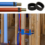 50 Pack 1/2" PEX Copper Crimp Rings, for Pex Pipe Connection