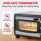 TempPro 2-Pack Oven Thermometer for Gas Oven, 50-300°C/100-600°F Smoker Temperature Gauge with 431 Stainless Steel, Analog Instant Read Cooking Thermometer (Previously ThermoPro)