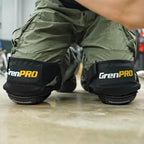 GRENPRO Professional Knee Pads for Work,Heavy Duty Thick Foam Knee Pads Tools, Knee Pad with Soft Gel Cushion for Construction, Work, Flooring, Gardening, Cleaning, Tiling,Black