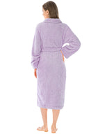 PAVILIA Premium Womens Plush Soft Robe, Sherpa Bathrobe, L/XL Light Purple