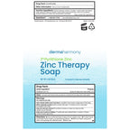 Dermaharmony Set of 5 2% Pyrithione Zinc (ZnP) Bar Soap 4 oz - Crafted for Those with Skin Conditions - Seborrheic Dermatitis, Dandruff, etc.