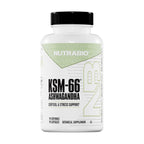 NutraBio Ashwagandha KSM-66 | Ashwaganda Herbal Supplement for Stress, Mood, & Performance | 600 MG of Clinically Studied KSM66 90 Capsules