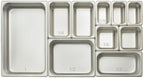 Winco Anti-Jam Half X 2-1/2", 2.5" Deep, Stainless Steel