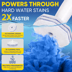 HHXI 60Ct Aromative Toilet Brush Refills, Toilet Bowl Cleaner Refills, Double-Layer Cleaning Pads Added, Disposable Refill Heads for Toilet Bowl Cleaner Wands, Bulk （Patented）