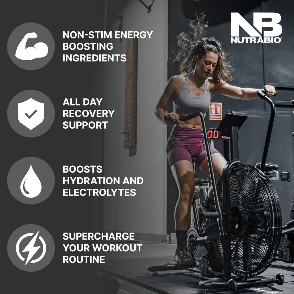 NutraBio Alpha EAA - All-Day Amino Acids for Muscle Growth and Hydration - Essential Amino Acids with Nootropics & Adaptogens- Full Spectrum EAA BCAA Powder - 30 Servings - Strawberry Lemon