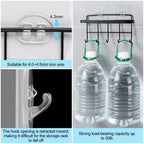 Vivinin 30 Pack Clear Reusable Adhesive Wall Hooks - 33lb(Max) No Damage Waterproof Oilproof for Bathroom, Home, Kitchen, Office and Outdoor