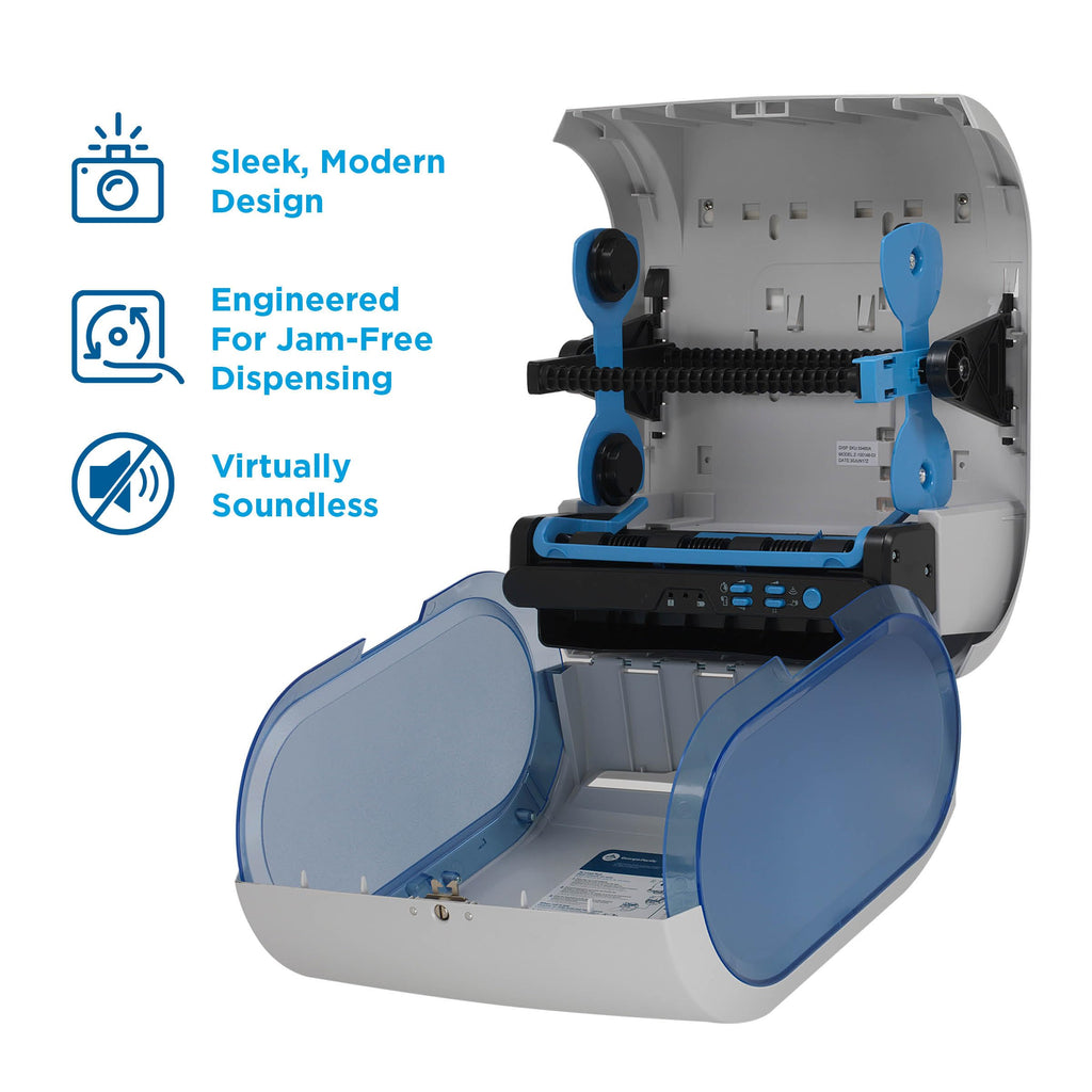 enMotion Georgia‑Pacific (by GP PRO) 10 in Automated Touchless Paper Towel Dispenser, Gray, 59460A