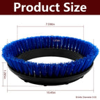 237058 Blue Crimped Polypropylene Scrub Orbiter Brush for Oreck Bissell