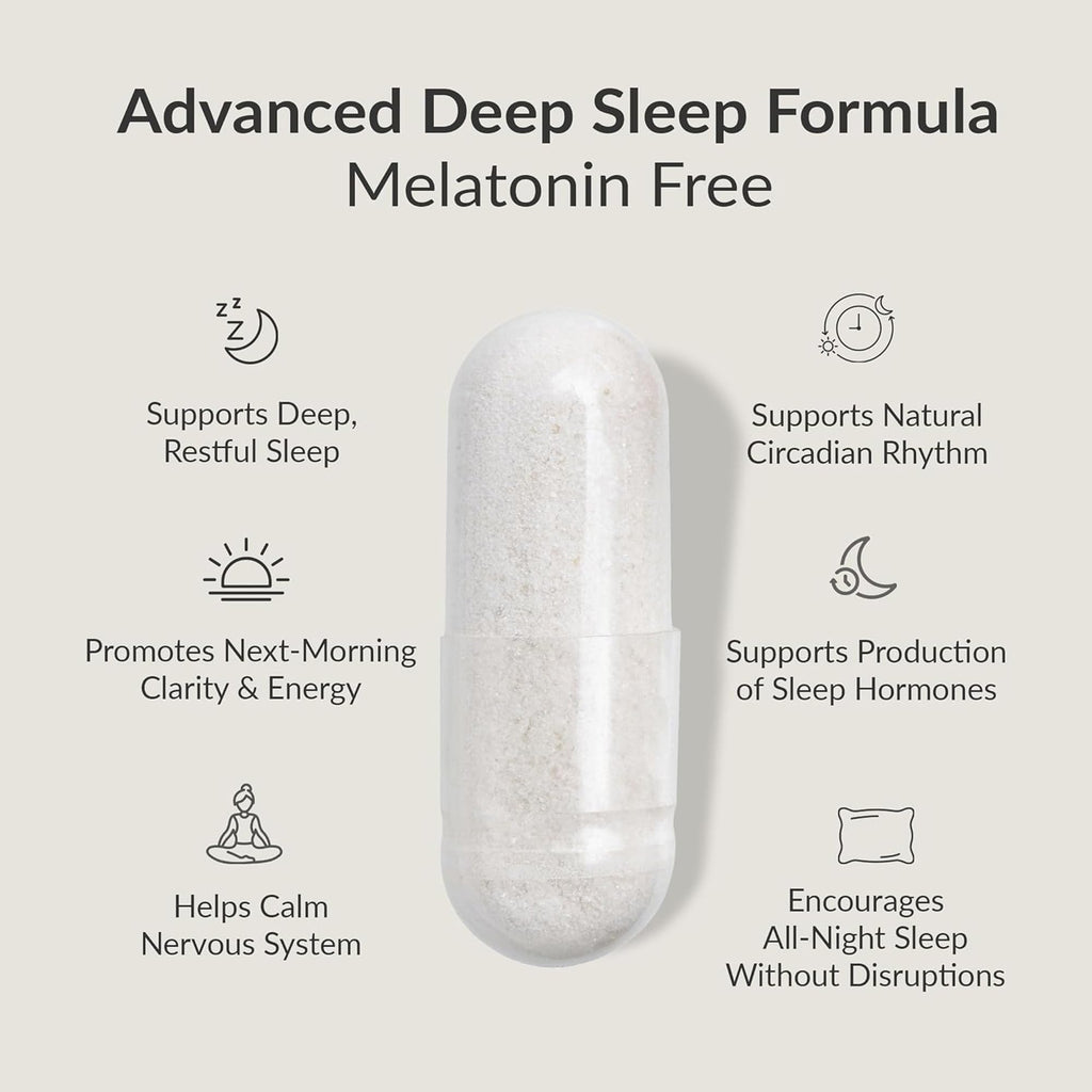 BIOptimizers Sleep Breakthrough Capsules - Natural Support Supplement | Calming Relief Aid for Adults | Non-Habit Forming | 60 Capsules