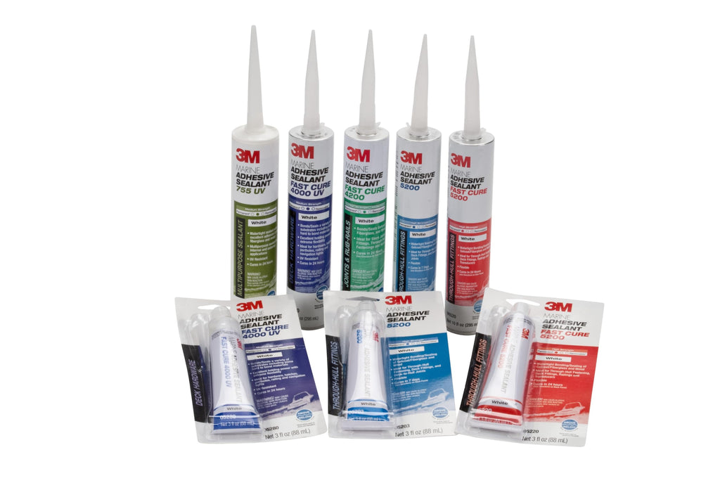 3M Marine Adhesive Sealant 5200, PN21463, White, 5 Gallon Drum (Pail)