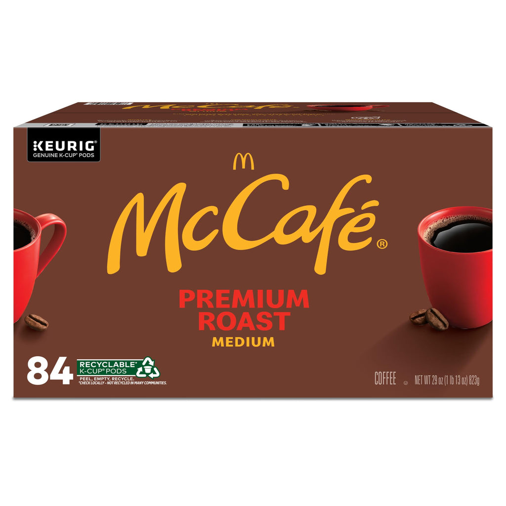 McCafe Premium Roast Coffee, Single Serve Keurig K-Cup Pods, Medium Roast, 84 Count