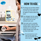 Molly's Suds Baby Liquid Laundry Detergent | Removes Formula, Poop & Spit-Up Stains | Extra Gentle for Infants, Babies, Toddlers (Fragrance Free, 100 Loads)