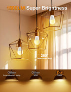 DAYBETTER LED Light Bulbs, A19 2700K Warm Light Bulbs 100 Watt Equivalent, 1500LM Warm White Led Bulbs, E26 Standard Base, Non-Dimmable, 15 Watt Lightbulbs for Home Office, 24 Pack