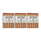 Indigo Wild Zum Goat's Milk Soap Bar - Bar Soap for Hands & Body Made with Essential Oils - 3 oz - Frankincense & Myrrh (3 Pack)