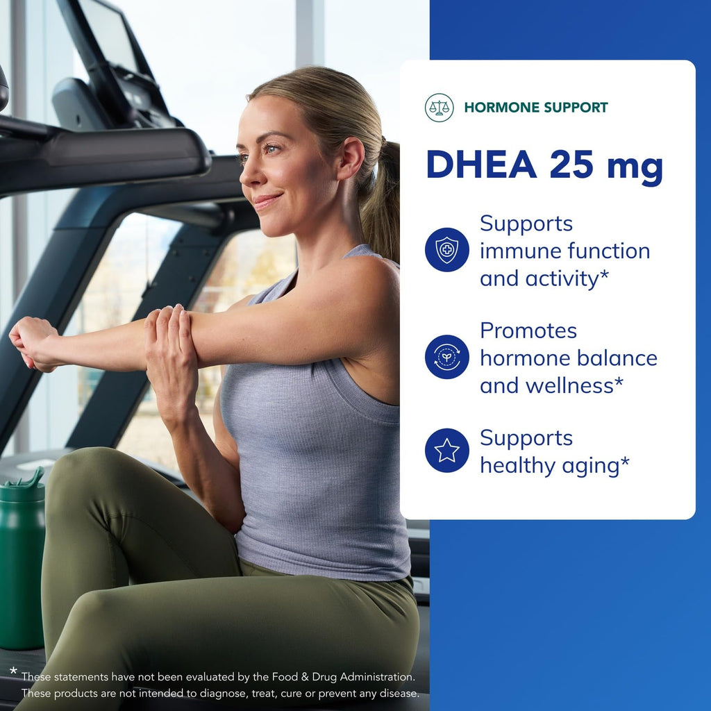 Pure Encapsulations DHEA 25 mg - Supplement for Immune Support, Hormone Balance, Metabolism Support, and Energy Levels* - with Micronized DHEA - 60 Capsules