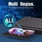 MEGATEK Region-Free DVD Player for TV with HDMI, USB & 1080p Upscaling