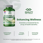 QUALITY ONE - GRAVIOLA MAX - Pure Graviola Extract Supplement - Soursop (Annona muricata) - Immune System Booster & Antioxidants in Each Capsule of Pure Graviola